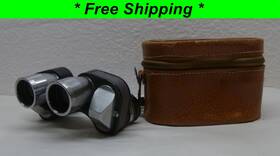 46133 Zuiho Vintage Extra Wide Angle Lens Binoculars 7x25 Field 10 O.i.c Coated