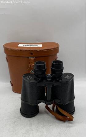 635918 Zuiho Tokyo Black Field 7.1 Degree 7x50 Coated Lens Binoculars With Case