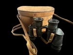 Vtg Nikko Tokyo Nippon Orion Binoculars 40156 Leather Case Wwii Military 1940'S. Fixed Price $350.00.