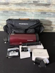 Orion Apex 102 Mm Maksutov-cassegrain Telescope W/ Case 1-40% Filter And Extras. Fixed Price $300.00.