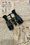 Antique Black Men's Opera Glasses, Circa 1920. Made In Europe.. Fixed Price $20.00.