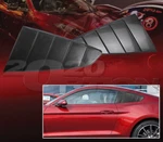 Black Quarter 1/4 Side Window Louver Scoop Cover 15-17 Ford Mustang Gt V6. Fixed Price $36.95.