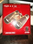 Finelife 4 X 30 Binoculars With Pouch. Fixed Price $11.00.