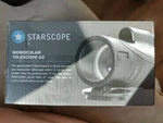 Starscope Monocular Telescope, In The Box. Fixed Price $19.99.
