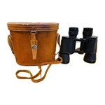 Binolux 7 35 Binoculars (341 Ft 1000 Yds) With Leather Case. Fixed Price $10.00.