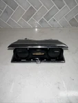 Vintage Sans & Streiffe Folding Opera Concert Glasses Binoculars Chrome Black. Fixed Price $15.99.