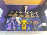 Vintage Disney Pixar Buzz Lightyear Story Figure Set Attached Box 6" 12" 17". Fixed Price $75.99.