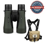 Vortex 12X50 Diamondback Hd Roof Prism Binoculars Glasspak Harness Elite. Fixed Price $279.00.