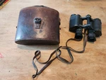 1914 Carl Zeiss Jena Telact 8X Binoculars W/strap And Case. Fixed Price $150.00.