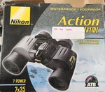 Nikon 7X35 Action Extreme Waterproof Fogproof Ultra Wide View Used Right Eye Cap. Fixed Price $76.13.