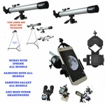 120X Telescope + Tripod Lunar And For Milky Way Observation Smartphone Mount. Fixed Price $88.88.