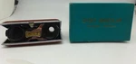 Vintage Mid Century Leather Sport Glass Pocket Binoculars Folding Opera Orig Box. Fixed Price $10.00.