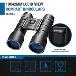 Barska Binoculars 10X42 Lucid View Black W/CASE,AB11364. Fixed Price $42.99.