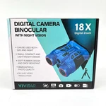 Vivitar 18X Zoom Digital Camera Binocular With Night Vision Mode - Blue. Fixed Price $27.00.