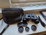 Bushnell 13-7737 7X35 Wide Angle Fully Coated Prism Binoculars Working W/ Case. Fixed Price $19.50.