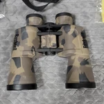 Bushnell Powerview 10X50 Wa Binoculars Beige Camo Porro Prism W/ Case. Fixed Price $60.00.