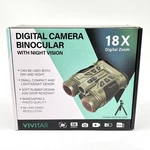 Vivitar 18X Zoom Digital Camera Binocular With Night Vision Mode - Green. Fixed Price $27.00.