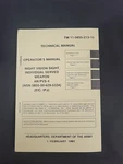 Army Monocular Night Vision Operator Manual Tm 11-5855-213-10 February 1993. Fixed Price $6.99.