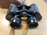 Vintage Elite 7 X 35 Binoculars Original Leather Case With Compass On Top. Fixed Price $19.99.