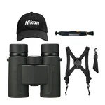 Nikon Prostaff P3 10X30 Binoculars Cleaning Kit Strap Hat. Fixed Price $156.95.