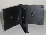 6 Pcs 22MM MULTI-3 Three Triple Cases W/ Black Tray- 3CD, Free Shipping. Fixed Price $14.99.