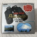 Vintage Focal "siam Cat Optics" 8X40 Zwcf Binoculars Wide Angle Made Japan. Fixed Price $23.99.