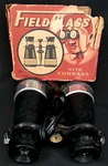 Post Wwii Binoculars Field Glass With Compass Orriginal Box San Japan 1950S. Fixed Price $24.49.
