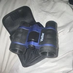 Vivitar 4X30 Coated Binoculars Magnification 30MM Black Blue With Case. Fixed Price $10.00.