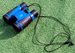 Edu Science Binoculars 5X30 Rubber Grip Case Nature Watch Toys Euc. Fixed Price $14.95.