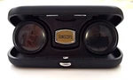 Vtg Sunscope Folding Binoculars Collapsible Travel Sports Opera Glasses 25MM. Fixed Price $44.99.