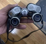 Vintage Tasco Binoculars 7X25 Fully Coated Wide Angle Model NO.504. Fixed Price $55.00.