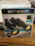 Emerson Binoculars 7X50 Magnification, Colored Uv Optics Glare Free. Fixed Price $32.00.