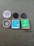 Vintage 2 Camera Lens Covers Meisels Vivitar. Fixed Price $14.21.