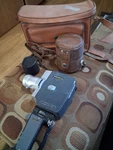 Vintage Movie Camera Hanimex U8 Zoom With Extra Lenses Leather Cases. Fixed Price $47.00.