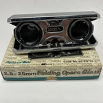 Kmart Focal Folding Opera Glass Binoculars 2.5X25MM Japan Inc Orig Box Very Nice. Fixed Price $19.99.