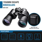 Barska AB11244 Escape 7X50MM Porro BK-7 Crystal Clear Rangefinder Binoculars. Fixed Price $58.49.