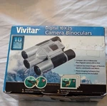 Vivitar Digital 10X25 Compact Binoculars Camera Coated Lens Roof Prism. Fixed Price $45.00.