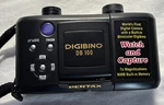 Vintage Pentax Digibino DB100 Digital Camera Binoculars W Box, Cables, Manual. Fixed Price $69.99.