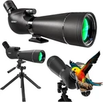 Gosky Hd 20-60X80MM Spotting Scope W/ Tripod, Smartphone Adapter, Bak 4 Prism. Fixed Price $269.80.