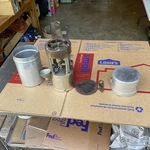 Vintage Coleman No. 530 Wwii Era Gi Field Pocket Stove A46 W/ Case & Funnel. Fixed Price $175.00.