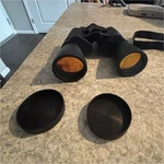 Vivitar 10X50 Porro Prism Multi-coated Binoculars, Compass, Case & Caps. Fixed Price $20.00.