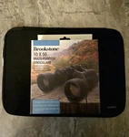 Brookstone 10X50 Binoculars Porro Prism Multi-coated Lightweight W/ Case & Strap. Fixed Price $25.00.