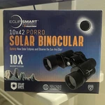 Celestron Eclipsmart 10X42 Porro Prism Solar Safe Binoculars For Eclipse Viewing. Fixed Price $42.99.