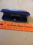 Vintage Jason Opera Theater Glasses Folding Leather Pocket Cigarette Style Case. Fixed Price $100.01.