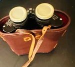 Hialeah Vintage Binoculars 7X35 Field 6.5 With Leather Case. Fixed Price $35.00.