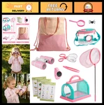 Kids Outdoor Adventure Explorer Kit - 12PCS Bug Catcher Set With Binoculars, Net. Fixed Price $59.99.