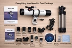 130MM Telescope Astronomical Reflector 650MM F/5 Tripod Phone Adapter Beginner. Fixed Price $130.99.