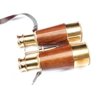 Sifaat World 6" Antique Solid Shiny Brass Binoculars For Adults & Kids. Fixed Price $46.74.