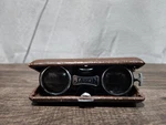 Vintage Jason Opera Theater Glasses Folding Leather Pocket Cigarette Style Case. Fixed Price $93.75.