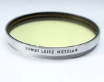 Leitz Wetzlar 58MM Yellow Chrome Ring Filter Clean Glass Factory Case. Fixed Price $49.00.